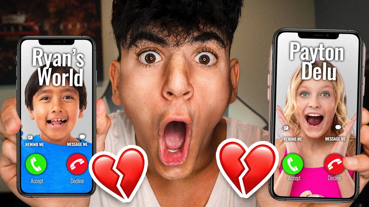 DO NOT CALL RYAN'S WORLD AND PAYTON DELU FROM NINJA KIDZ TV AT THE SAME