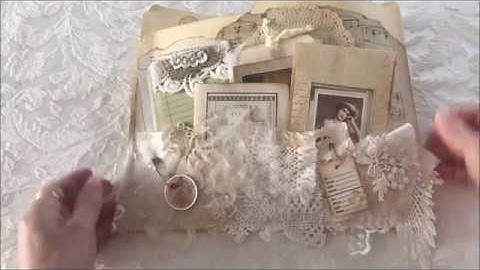Altered File Folder With Junk Journal Insert
