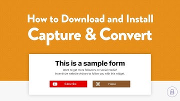 How to Download and Install Capture & Convert WordPress Plugin