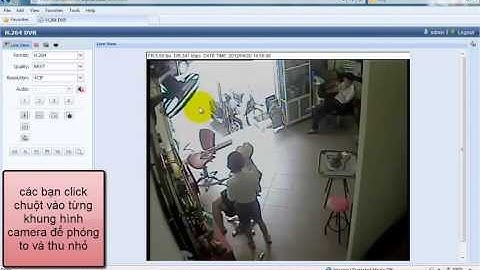 Hướng dẫn cách cài đặt camera AVTECH xem qua internet