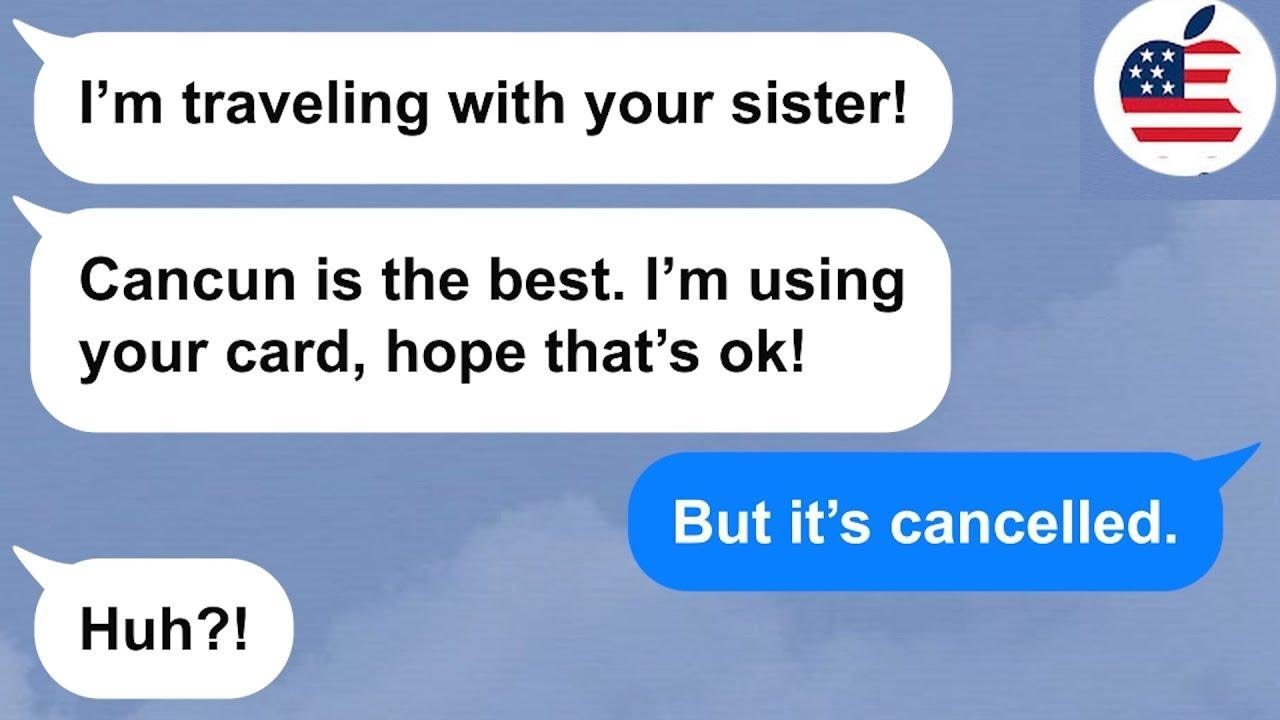 【Apple】My mother and sister went on vacation without me... but with my credit card!