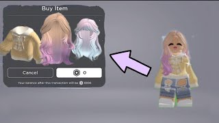 HURRY! GET CUTE FREE ITEMS IN ROBLOX (REAL)