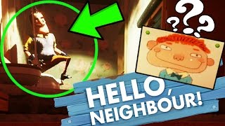 HIDDEN ANIMATION AND ARE WE THE KID? (Hello Neighbor Theory)  | Hello Neighbor Alpha