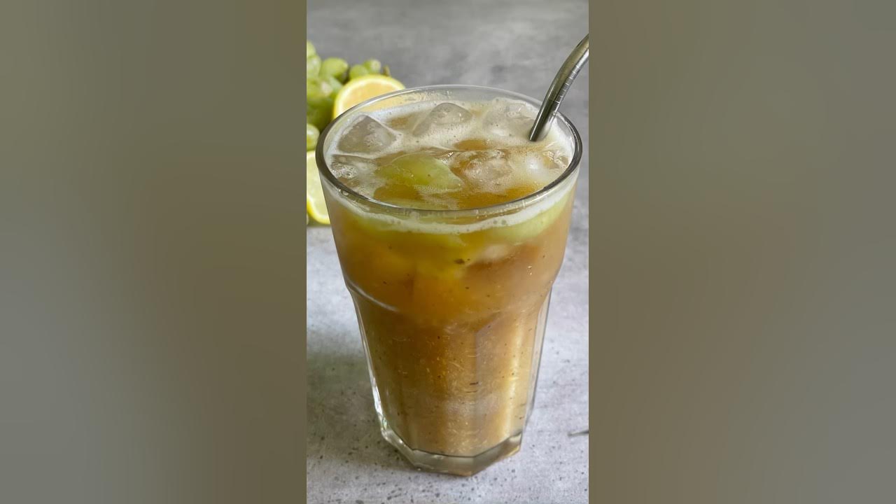 How to make BEST Iced Tea at home Grapes Iced Tea l आइस टी बनाने का