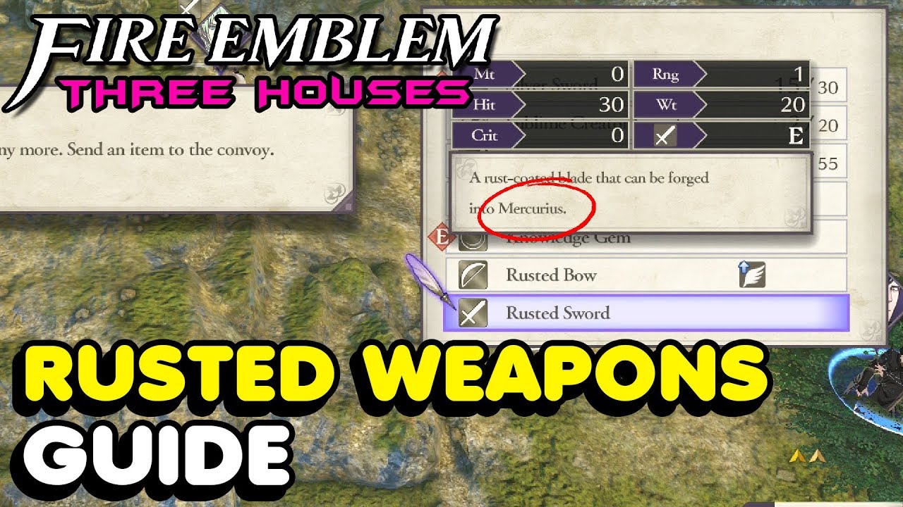 Rusted Weapons Explained In Fire Emblem: Three Houses (Unique Weapons)