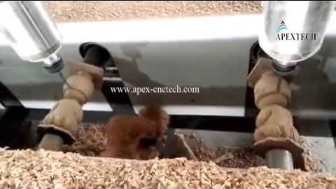 apextech router cnc with rotary axis machine