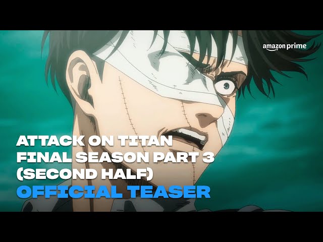 Attack on Titan  Parte 3 da última temporada ganha teaser oficial