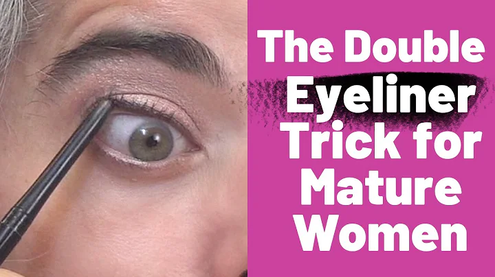 THE DOUBLE EYELINER TRICK FOR MATURE WOMEN | Nikol...