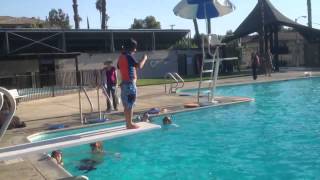 Liam swim practice