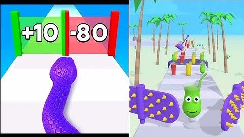 Snake Run vs Juice Run | Ultimate Mobile Game Showdown!