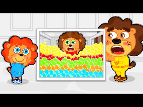 Маша и Леопольд. Куб с цветными шариками - Мультик для детей - Lion Family на русском