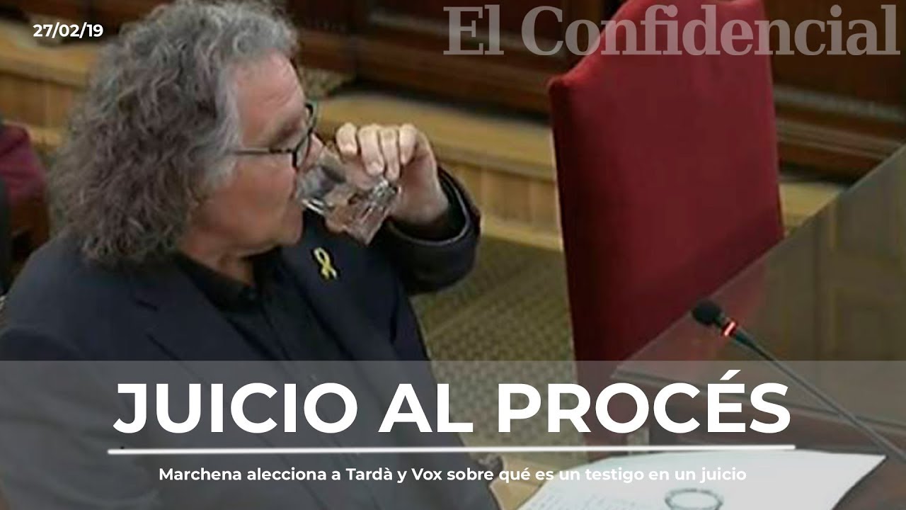 [Juicio Procès] La lección a Joan Tardà y al abogado de Vox sobre la figura del testigo