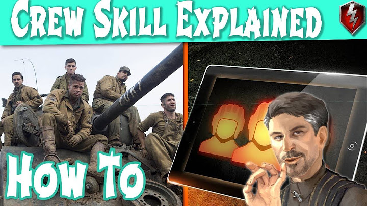 Crew Skills Explained WOT Blitz - Choose Wisely | Littlefinger on World of Tanks Blitz