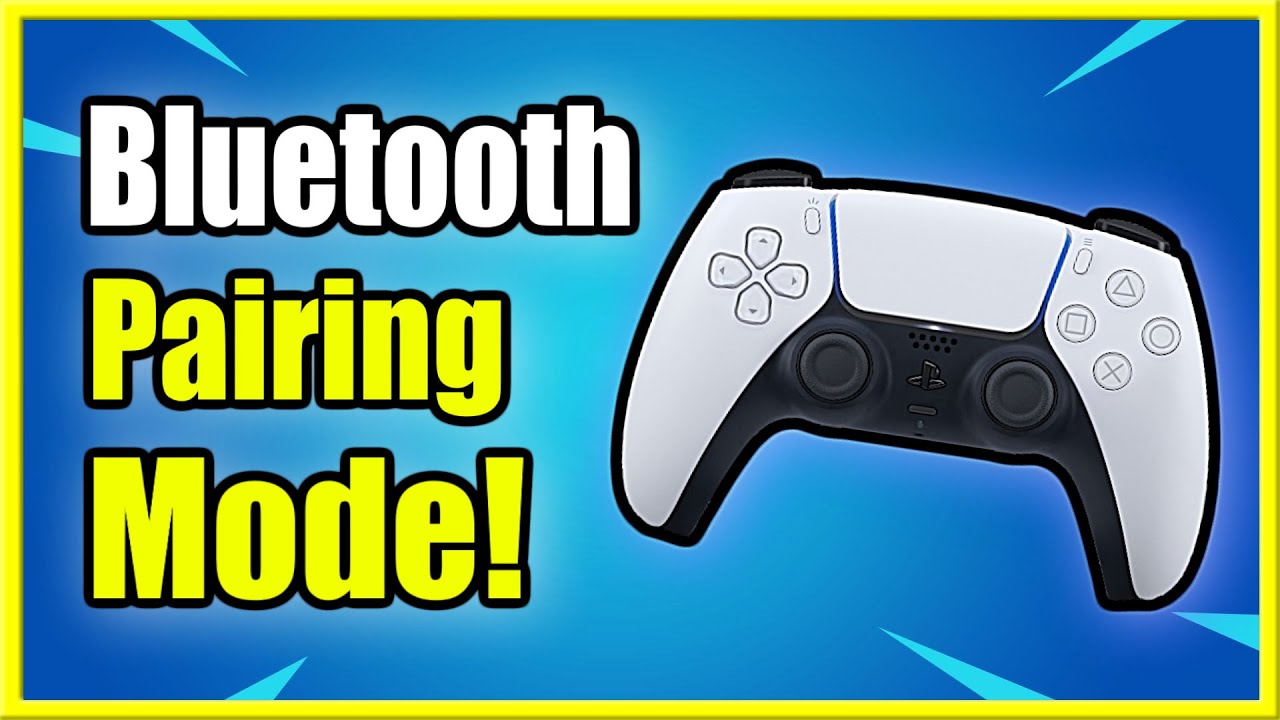 How to PUT PS5 Controller into BLUETOOTH PAIRING MODE & TURN OFF on PHONE,  PC & PS5 
