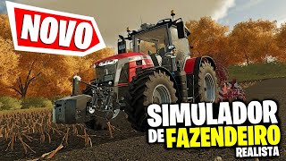 NOVO "SIMULADOR de FAZENDEIRO" ULTRA REALISTA! - INICIANDO NO FARMING SIMULATOR 22 screenshot 2