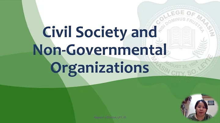 Module 4 Civil Society and Non governmental organizations