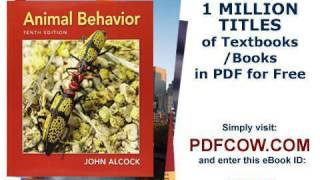 Animal Behavior An Evolutionary Approach, Tenth Edition