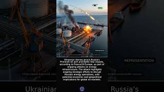 Ukrainian Drones Target Russia's Primorsk Oil Port, Energy Infrastructure Hit