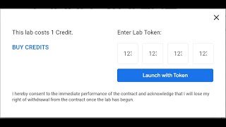 How to start google cloud lab without entering lab token and without buying Credits? screenshot 1