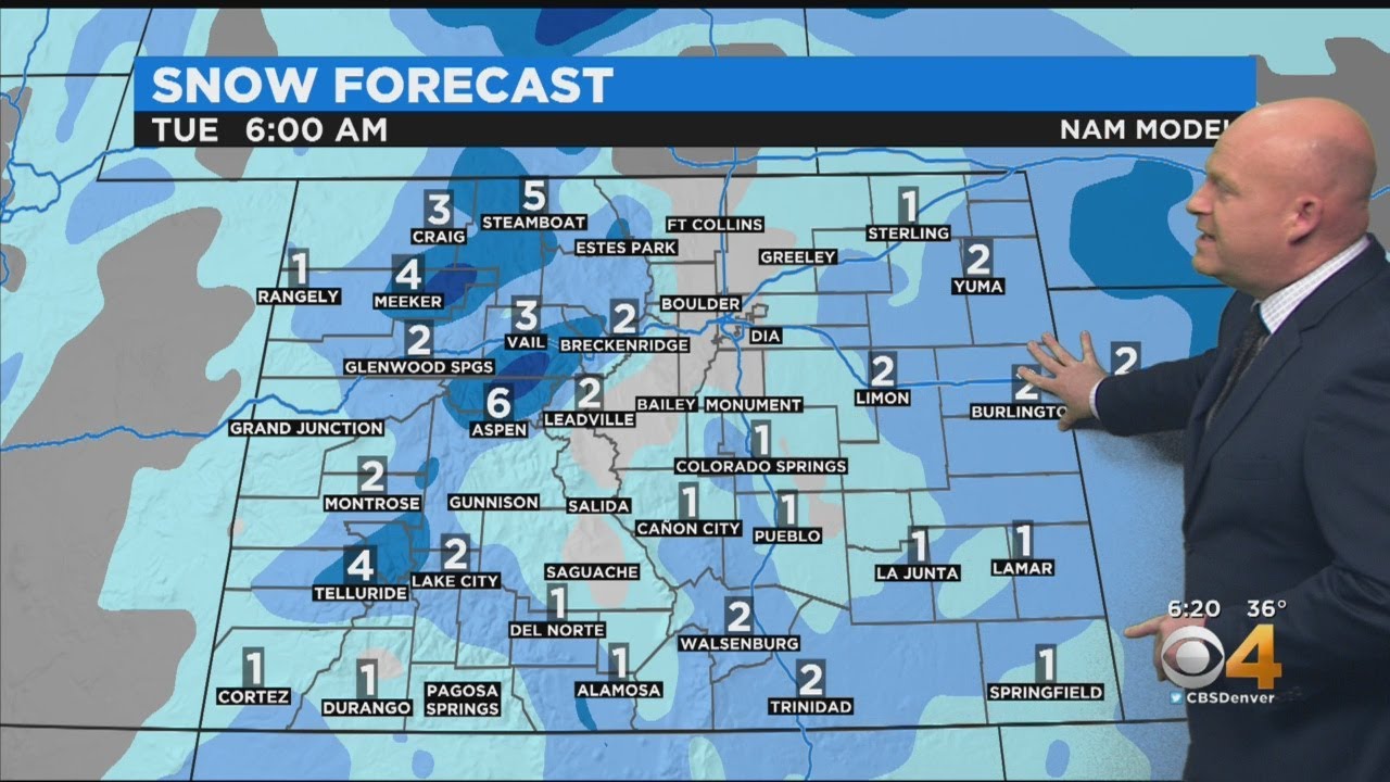 Scattered Rain And Snow Showers Today YouTube