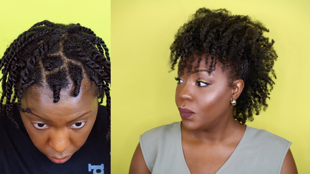 Bantu Knots & Twists AND Royal Crown Hair Grease - YouTube