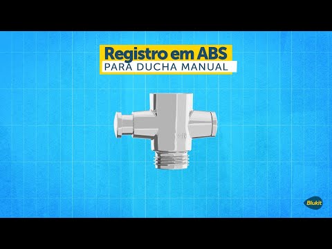 Vídeo de REGISTRO MANUAL P/ DUCHA HIG BRANCO ABS 1/2 BLUKIT