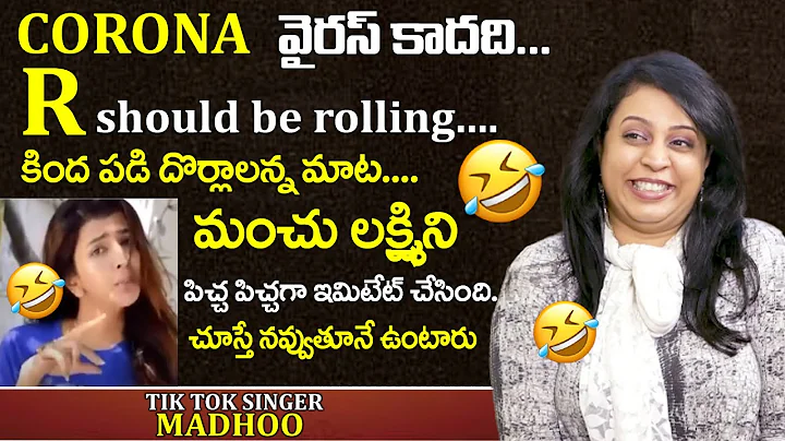 Lakshmi Manchu Voice Imitation By Tik Tok Star Sin...