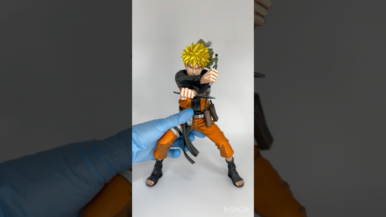 ナルトのフィギュアを塗装で二次元化！ #shorts #フィギュア
