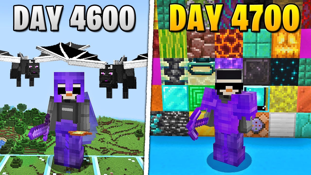 I Survived 4,700 Days in HARDCORE Minecraft...