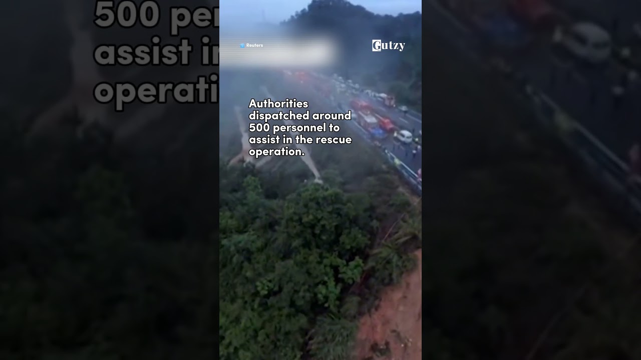 Highway Collapse in Guangdong, China Claims 24 Lives