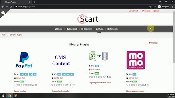 [S-Cart] - Install plugin in SCart ecommerce