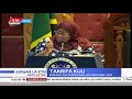 "Naenjoy kile kiswahili kile..kina vionjo vingi," President Samia Suluhu makes fun of Kenyan MPs
