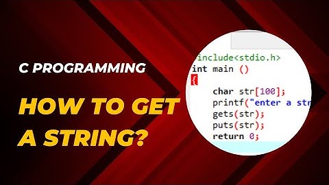 Methods to Get and Print a String(scanf,gets,fgets,printf,puts)  in C Programming 🤔 💭