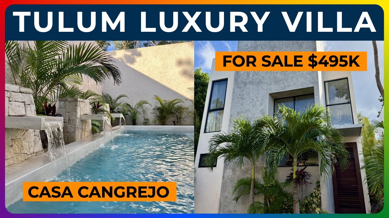 Продаём нашу роскошную виллу в Тулуме | Готова к заселению, с частным бассейном, 495 000 долларов...