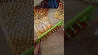 Knitting loom for beginners step by step #knitting #scarf #crochet #hat #knitting_loom_eljammari