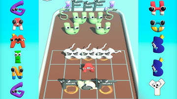 Merge Alphabet: Lore Run ❤️ Level 49 Epic Fail❤️ Mod Unlimited Money ❤️ iOS Android Gameplay