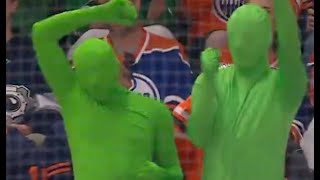 Green Men At Oilers Game?