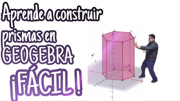 Prismas y sus desarrollos planos en Geogebra ¡FÁCIL!