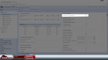 Deskera ERP system controls