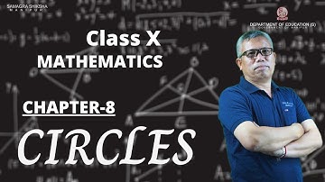 Class X Mathematics Chapter 8:  Circles