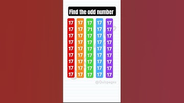 Find the odd number #find #odd #number #challenge #shortvideo #viralvideo