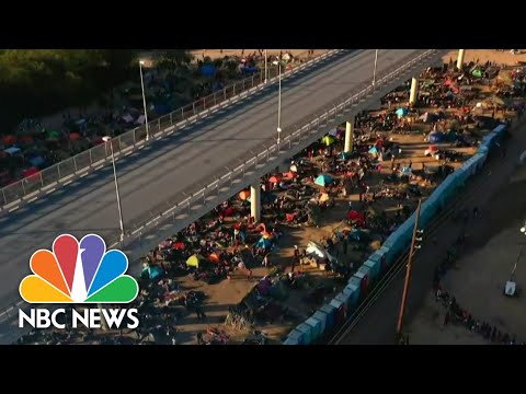 Migrant Camp Beneath Del Rio Border Bridge Cleared Out.