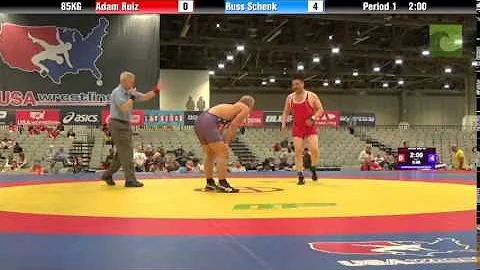 D Division 85KG - Adam Ruiz vs. Russ Schenk