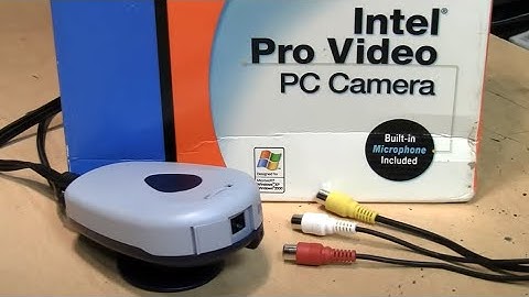 A webcam that captures VHS - 2001 Intel Pro Video PC Camera