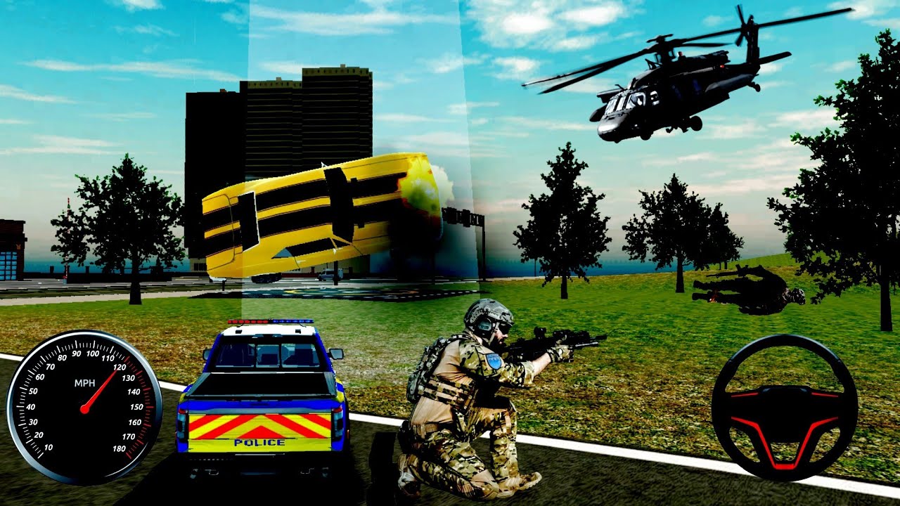 Realistic Police Chase Action 🚓🎮 | Android Gameplay | Crime Patrol GameDangerous Criminal Chase 😈🚔