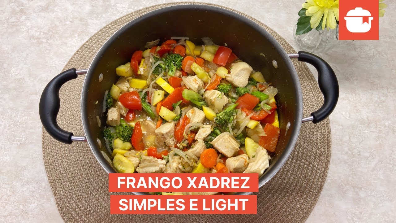 Receita de Frango Xadrez Light, 336,01 calorias por porção - Vitat Receitas