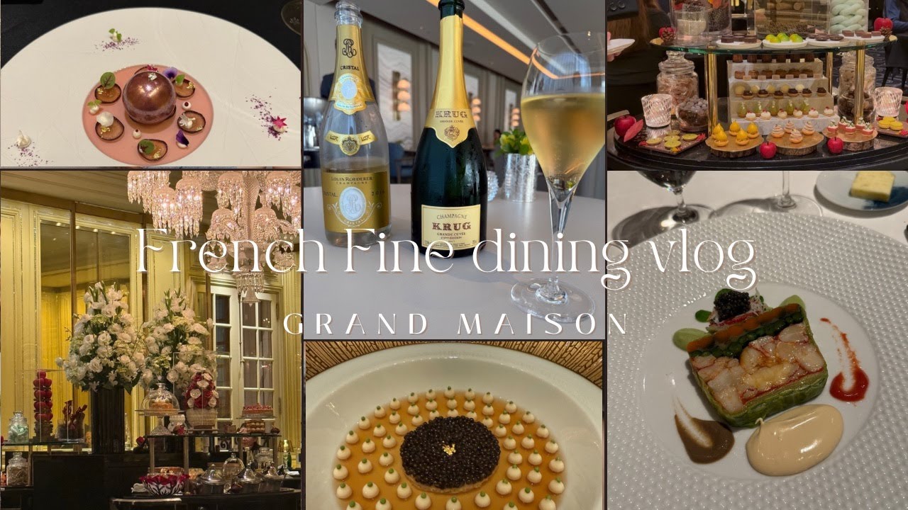 【秋はフレンチ🇫🇷🍁】東京のグランメゾンで美味しい時間🍽️ロブション🏰セザン🏢シェイノでゆっくりと過ごすVLOG🥂🇫🇷