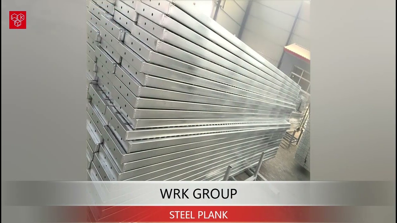 Formwork steel plank from WRK company