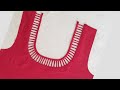round neck design with dori loops/ trending neck design with dori loopi/new neck design with loops