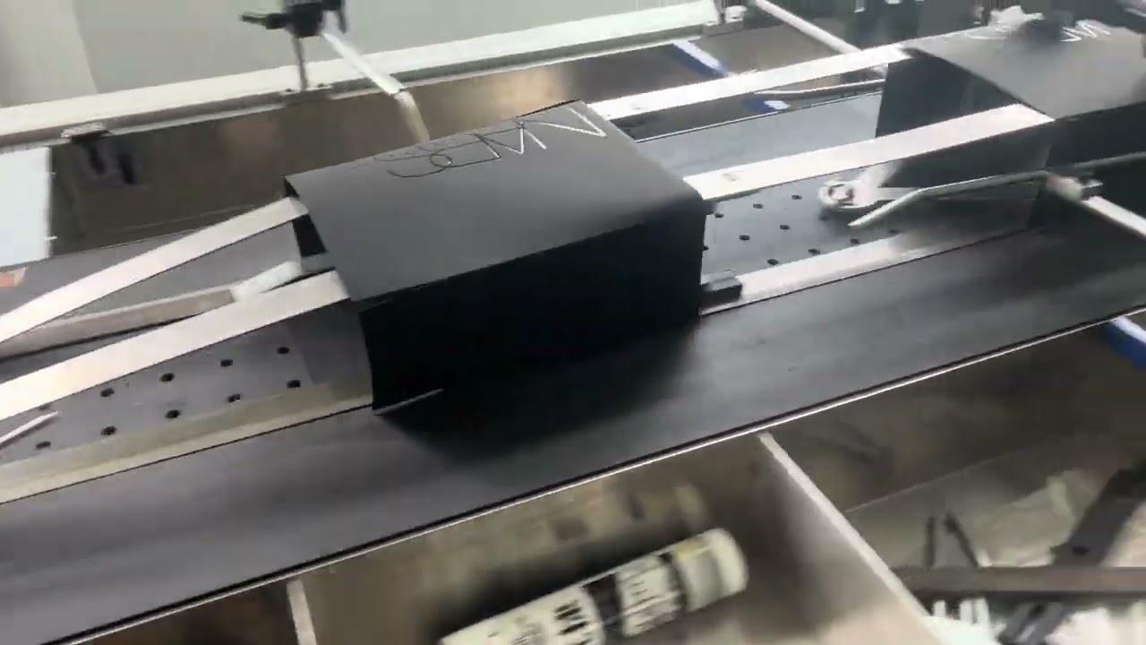 semi-automatic paper bag tube making machine + manual Japanese bottom folding and gluing